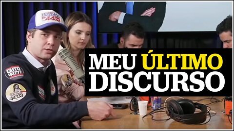 MEU ÚLTIMO DISCURSO!