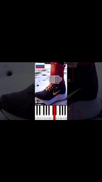 One Two Buckle My Shoes 🇺🇲🇷🇺🇲🇽🇧🇷 Different Countries (@musicoscinicos) - Octave Piano Tutorial
