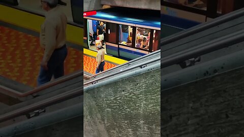 Montréal metro below level view #viralvideo #montreal #shorts