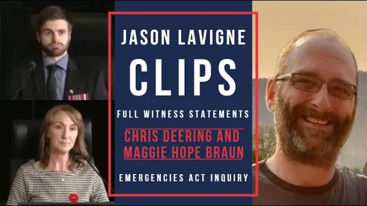 Chris Deering and Maggie Hope Braun - Full Witness Statements