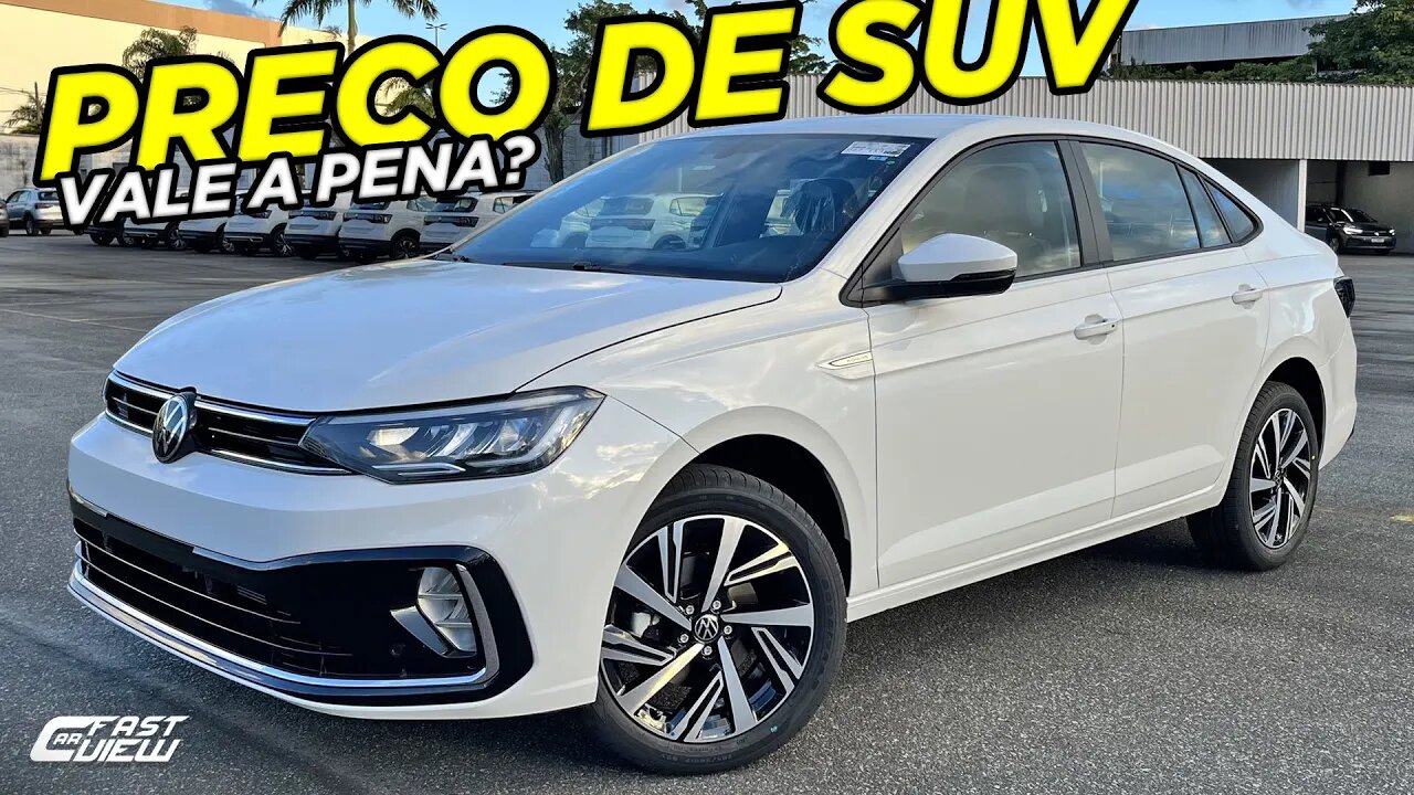NOVO VOLKSWAGEN VIRTUS HIGHLINE 2023 MAIS CARO QUE CRETA E RENEGADE DE ENTRADA É UMA OPÇÃO RACIONAL?
