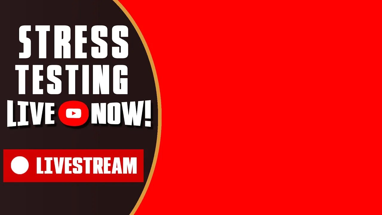 This is a Stress Test, Testing Settings, Optimization, etc | Come Chat with me.