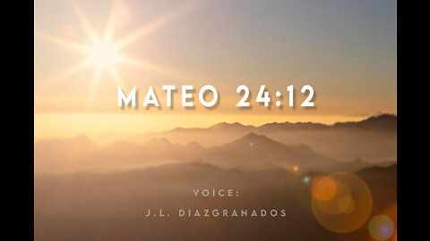 Mateo 24:12