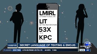 Warning about teen text speak