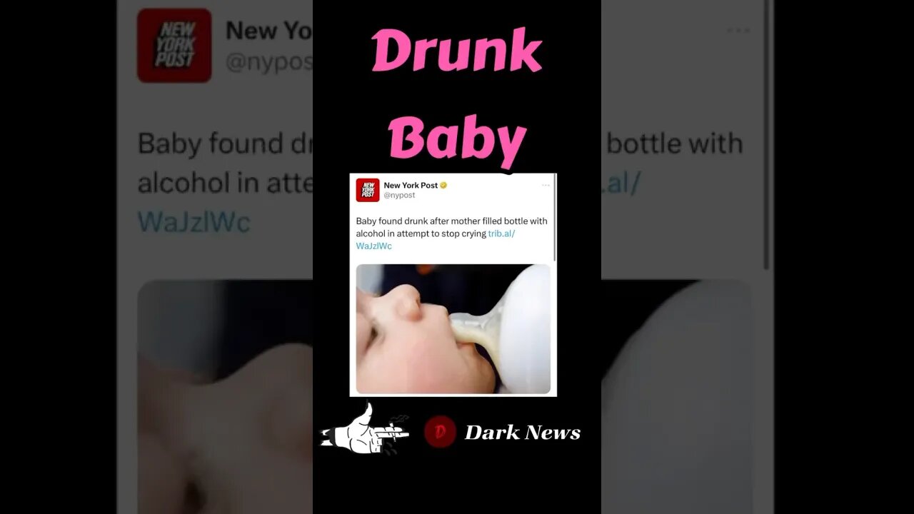 DRUNK BABY #shortsfeed #shortsreels #shorts #darkcomedy #darkjokes #newstoday #baby #fyp #funnyshort