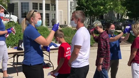 Face masks optional, legal waivers required at Pence Rally