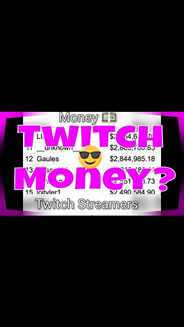 How Much Do Top Twitch Streamers Make Leak? #twitch #twitchstreamer #gaming