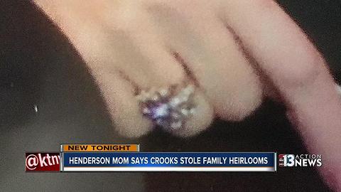 Henderson mother searching for stolen heirlooms