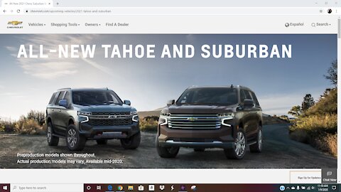 Redesign 2021Chevy Tahoe and Suburban review