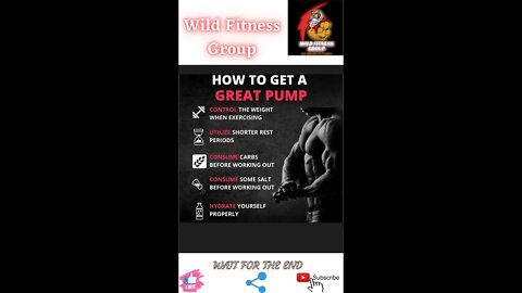 🔥How to get a great pump🔥#shorts🔥#viralshorts🔥#fitnessshorts🔥#wildfitnessgroup🔥