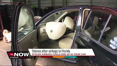 Thieves after airbags in Florida