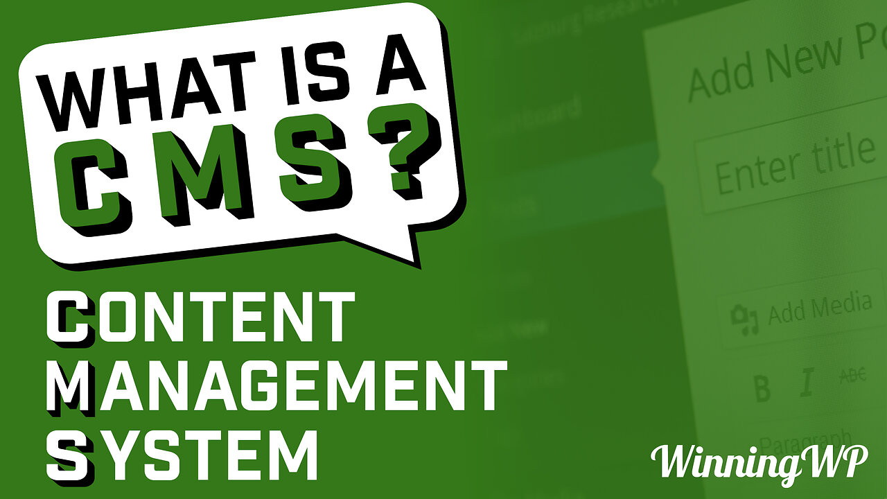 What is a CMS (Content Management System)? Explained!