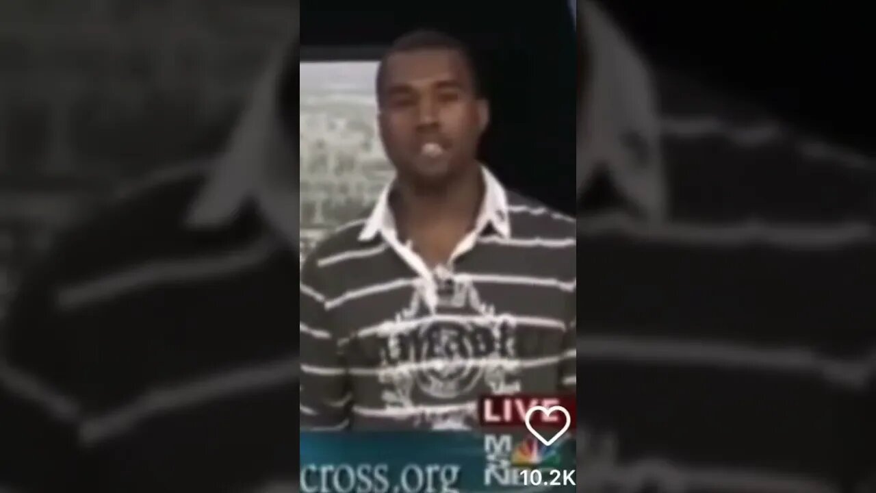 FLASHBACK: Kanye "George Bush, doesn't care about Black people" #shorts