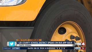 School bus app issues frustrating parents in Lee County