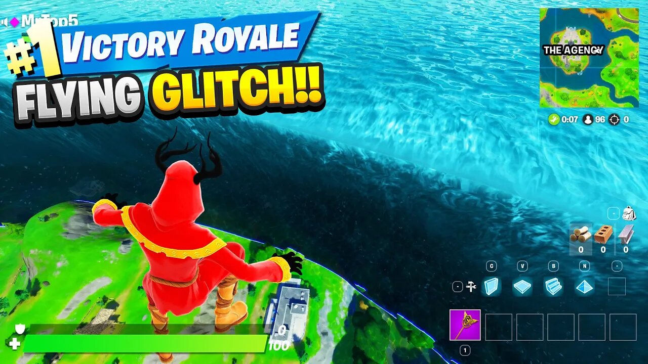 I Trolled Him With Season 3 FLYING Glitch.. (Fortnite)