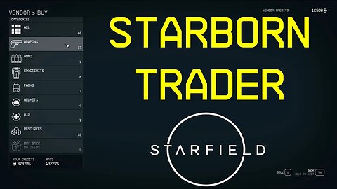 Starfield: Mysterious Captain AKA Starborn Trader