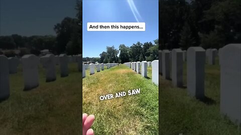 Her grandpa sent her a sign at the cemetery 😱❤️