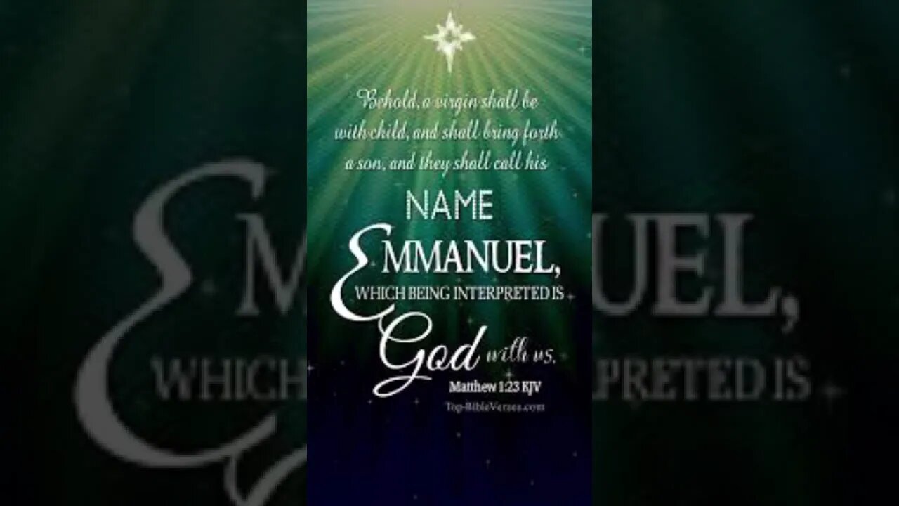 No one called him Emmanuel. Matt 1:23 is the only time this name is mentioned in the KJV Bible 🙏