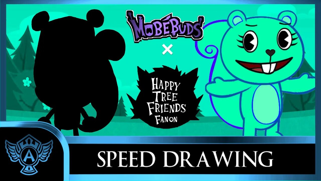 Speed Drawing: Happy Tree Friends Fanon - Rexie | Mobebuds Style