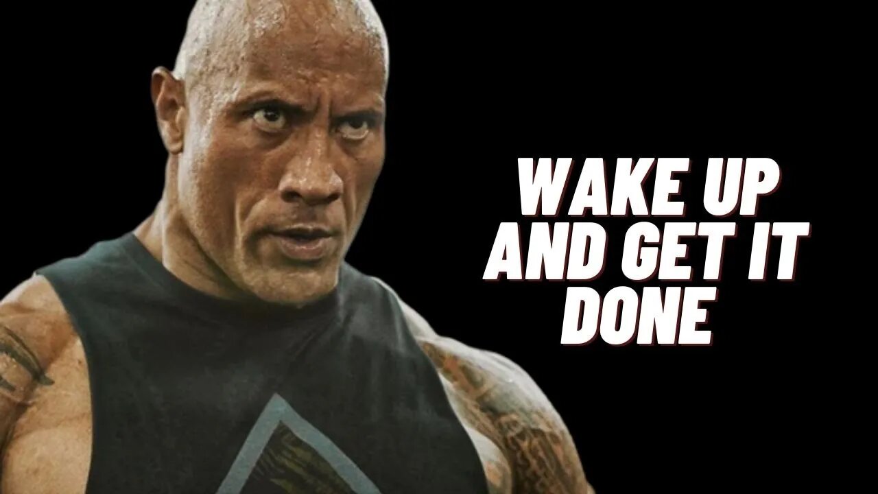 WAKE UP AND GET IT DONE - Powerful Motivational Speech