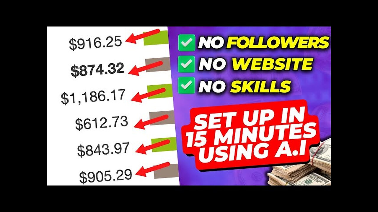 Affiliate Marketing (Start EARNING Today) 15min Set Up To Earn $874 Daily With AI 🤯