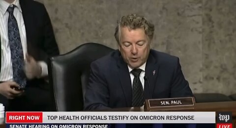 Rand Paul vs Dr. Fauci Jan 11 2022 pt 2