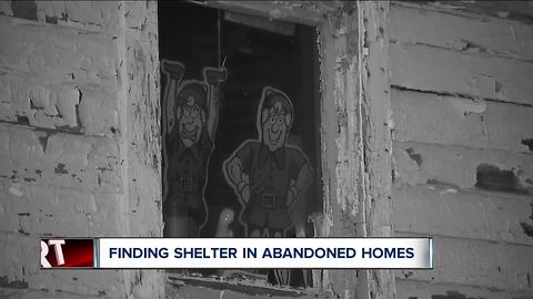 Finding shelter from the cold in abandoned homes