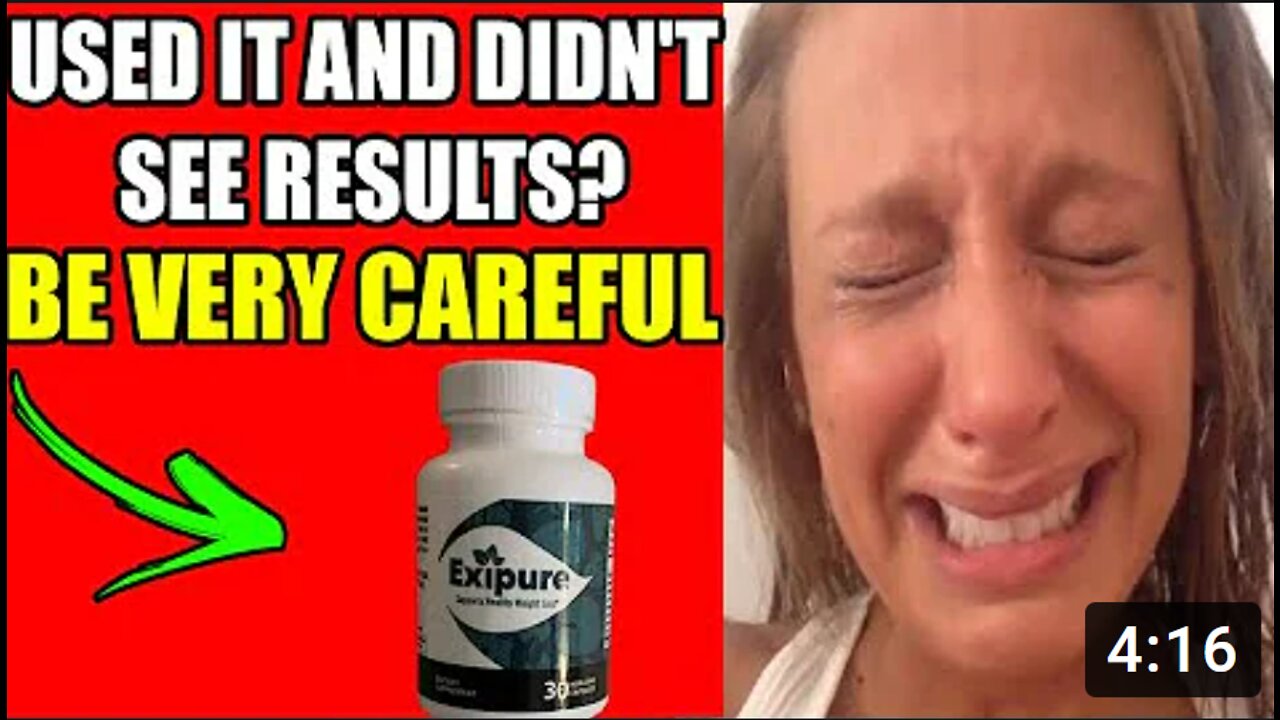 Exipure Review - Girls Be Very Careful Before Buying! Exipure Supplement