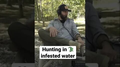 Hunting Hippos in Croc Infested Water #hunting #huntingseason #bowhunting #huntingafrica