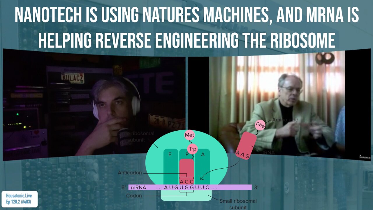 Ep 128.2: Nanotech is using natures machines, and mRNA is helping reverse engineering the ribosome