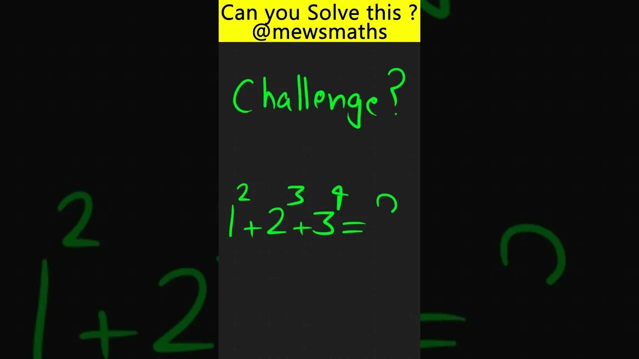 comment the ans ? | MEWS Maths #ssc #shorts