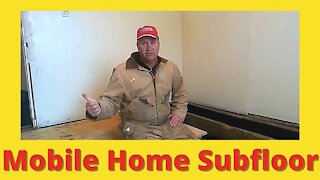 How To Repair Subfloor - Home, Mobile Home, and General