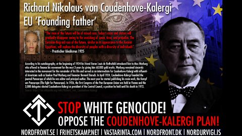 The Kalergi plan. The destruction of Christian Europe.