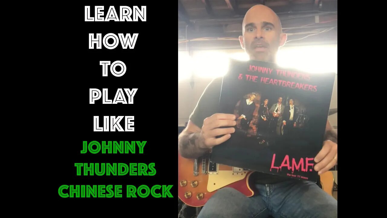 How To Play Chinese Rocks by Johnny Thunders & The Heartbreakers! - Beginner Guitar Players