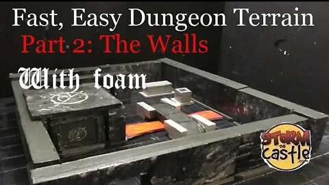 Fast and Easy Dungeon Building Part 2: Make the Walls and accessories