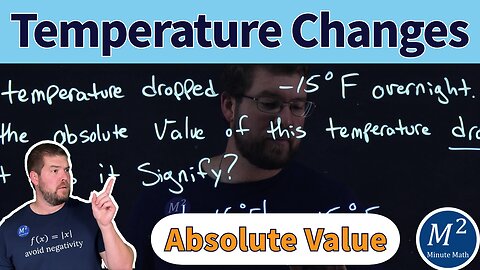 How to Use Absolute Value to Describe Temperature Changes