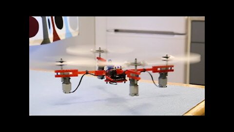Making a Drone with Lego Motors and Propellers