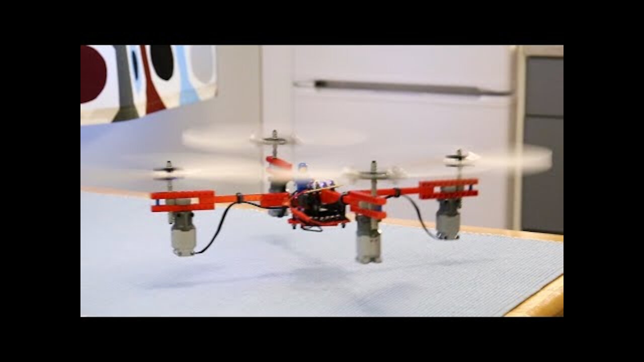Making a Drone with Lego Motors and Propellers