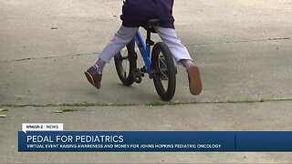 Preschoolers pedal for Johns Hopkins Pediatric Oncology