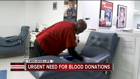 Urgent need for blood donations