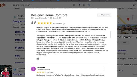 Warning: Avoid Designer Home Comfort Business