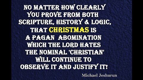 The Other Jesus, The other gospel, The other spirit of Christmas