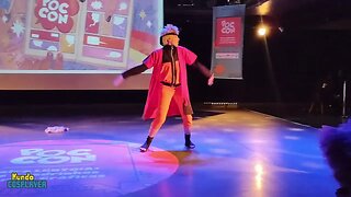 Apresentação Final de Naruto no Concurso Cosplay Lip Sync Challenge na Poc Con 2023