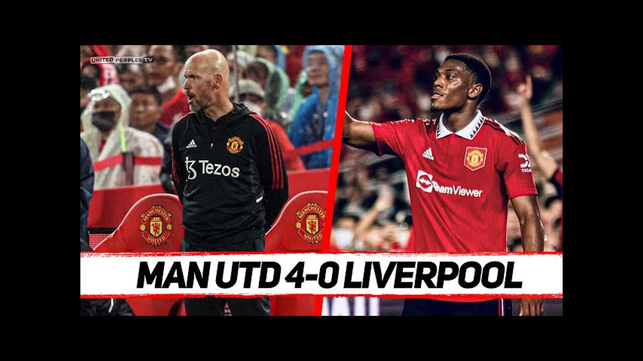 Manchester United vs Liverpool /Ten Hag's dream start : pressing Qualities