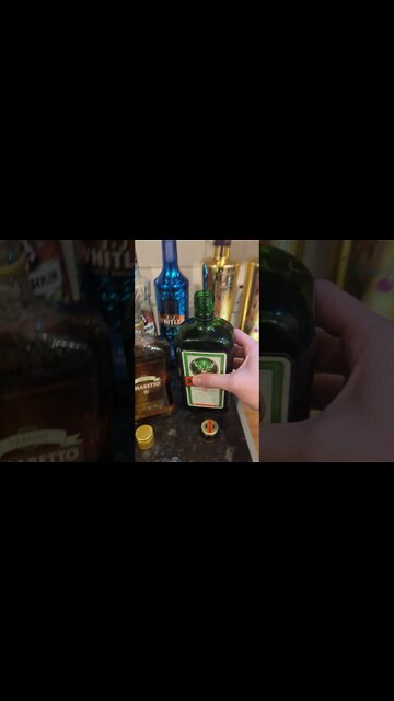 This is Mixing Jager and Amaretto!