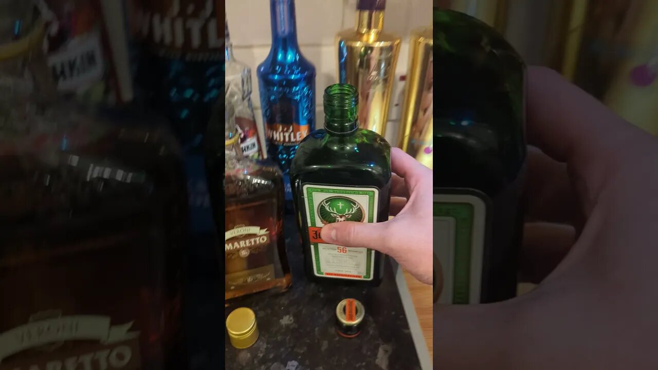 This is Mixing Jager and Amaretto!