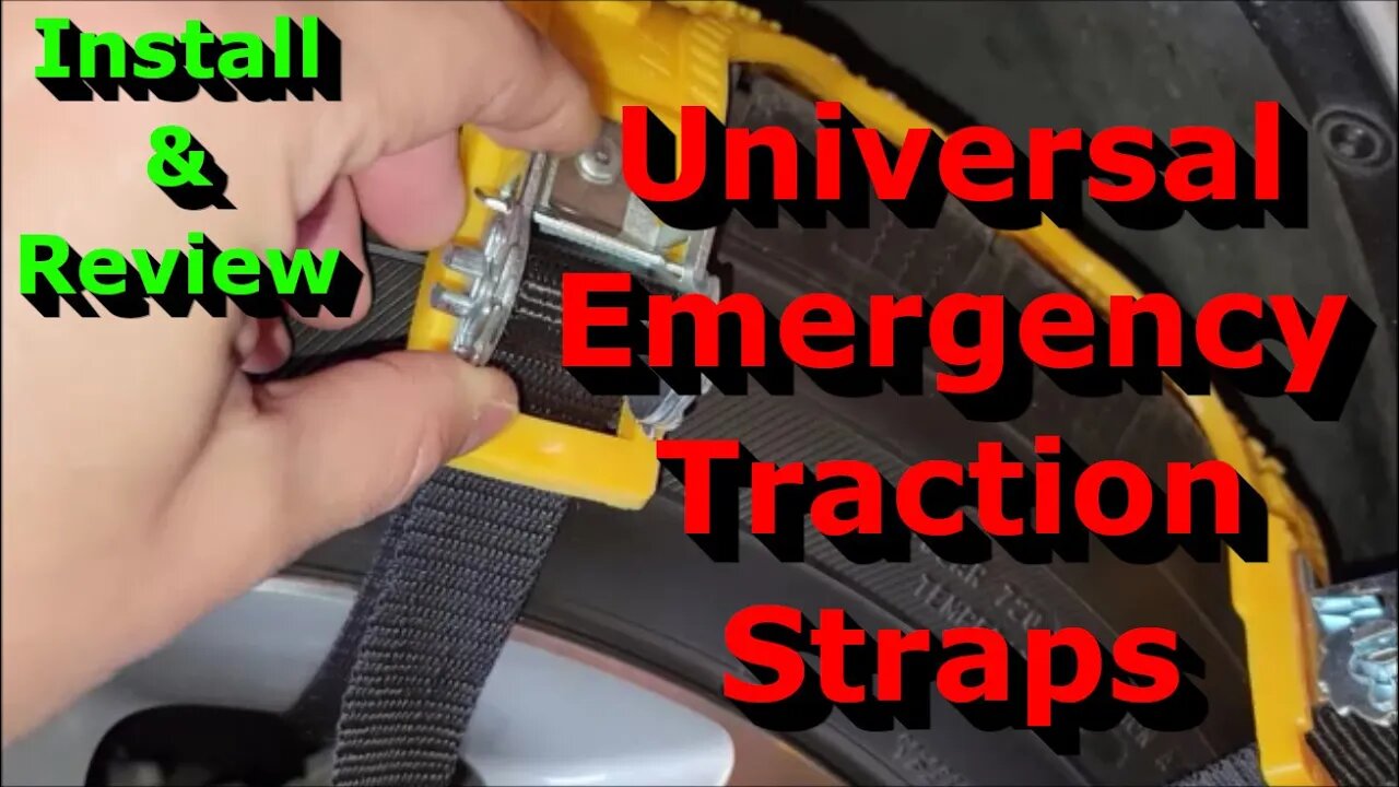 Universal Emergency Traction Straps - Install & Review