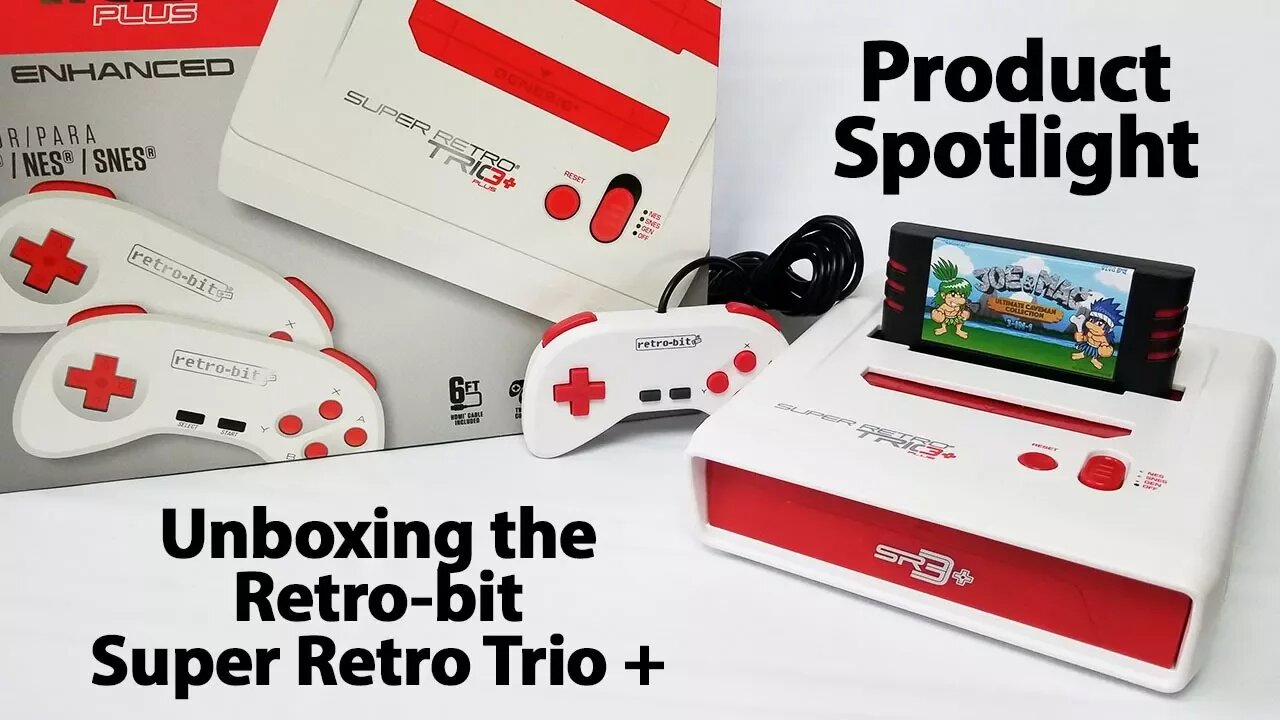 Product Spotlight - Retro bit Super Retro Trio + NES, Super NES & Genesis Clone System Unboxing