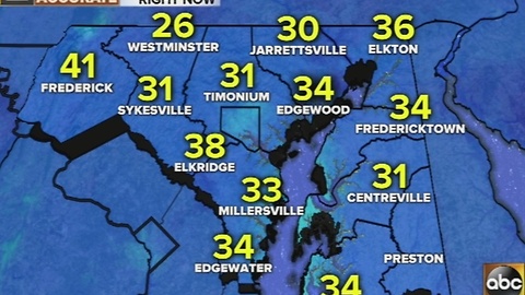 Colder temperatures with winds Thursday
