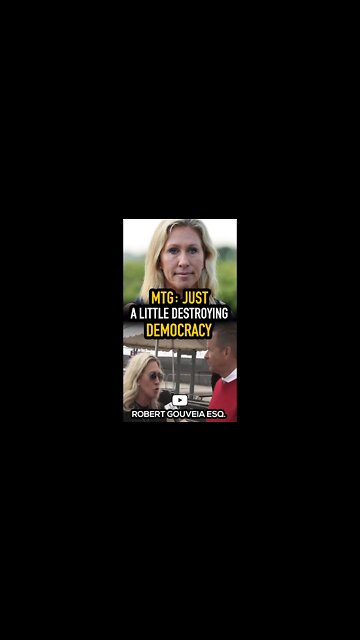 MTG: Just a Little DESTROYING Democracy, You Know #shorts